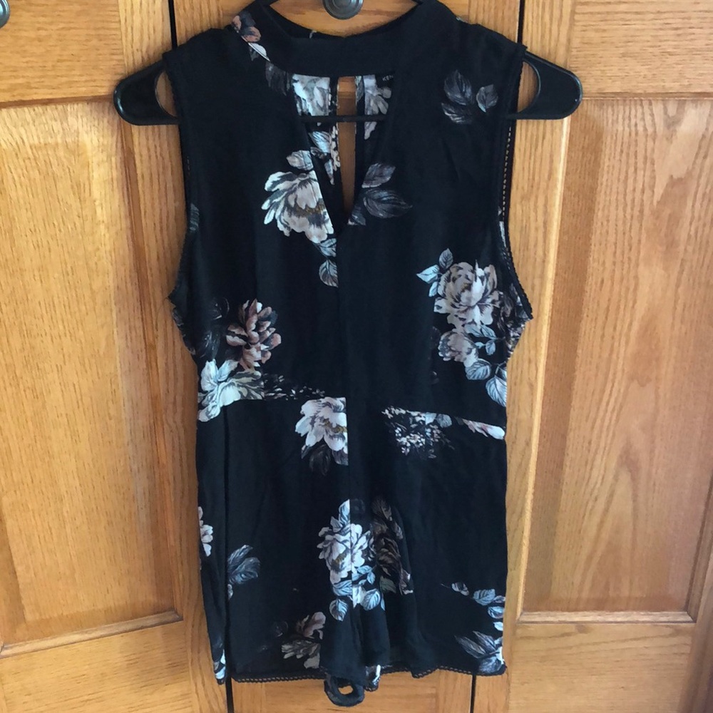 Black Kendall and Kylie Romper